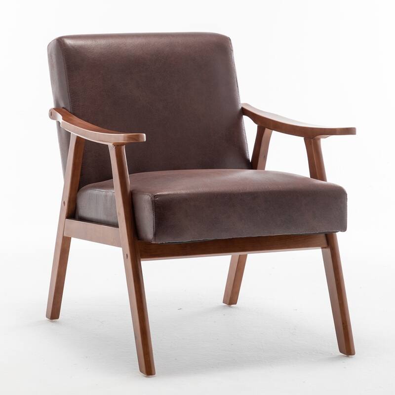 Living Room Solid Wood Accent Chair Wingback Chair
