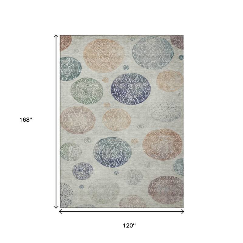 HomeRoots Geometric Transitional Rectangle Outdoor Rug
