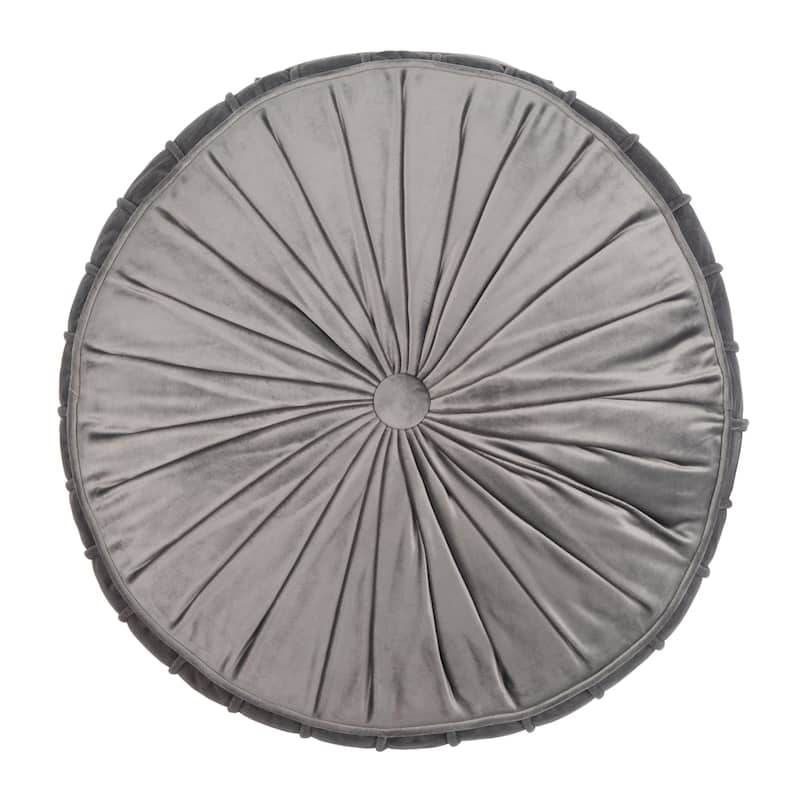 SAFAVIEH Radoica Round Floor Pillow - Grey - 24Wx24L