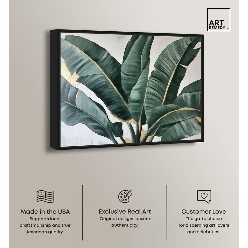 Jungle Jewel Jade II Canvas by Art Remedy