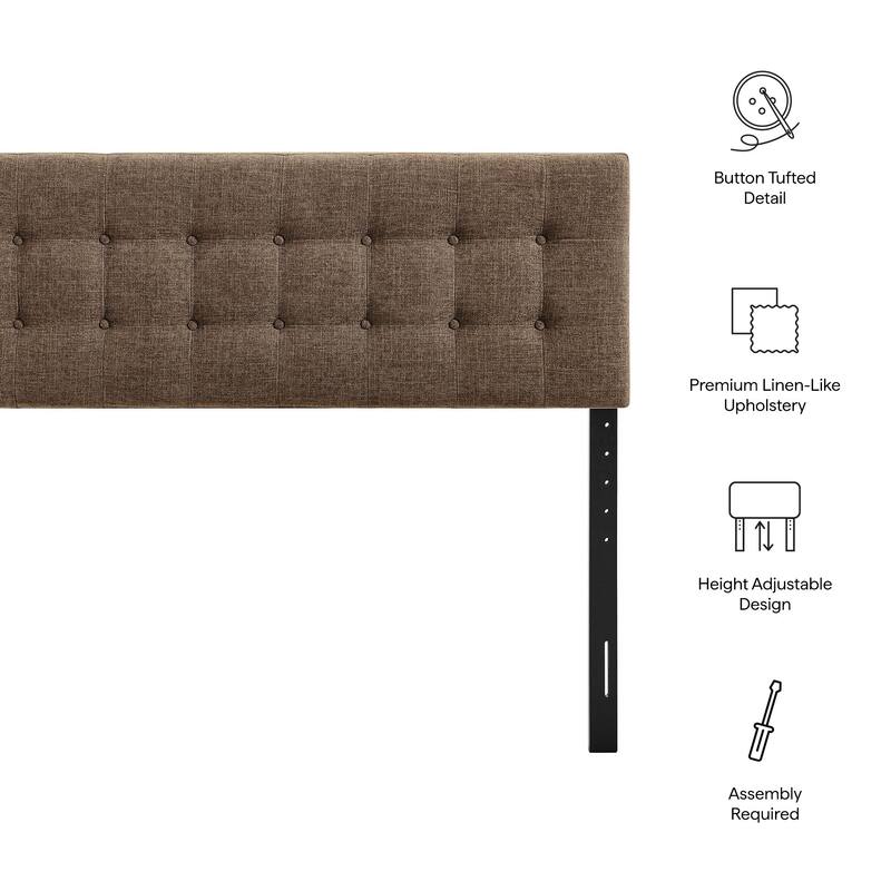 Emily Upholstered Fabric Headboard