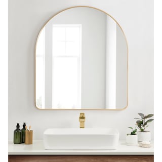 Kate and Laurel Zayda Metal Arch Mirror