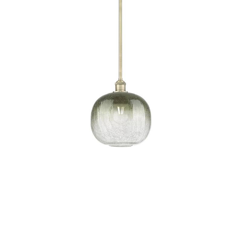 Innovations Lighting 616-1S-12-11 Brookhaven Sphere Pendant Brookhaven - Antique Brass / Slate