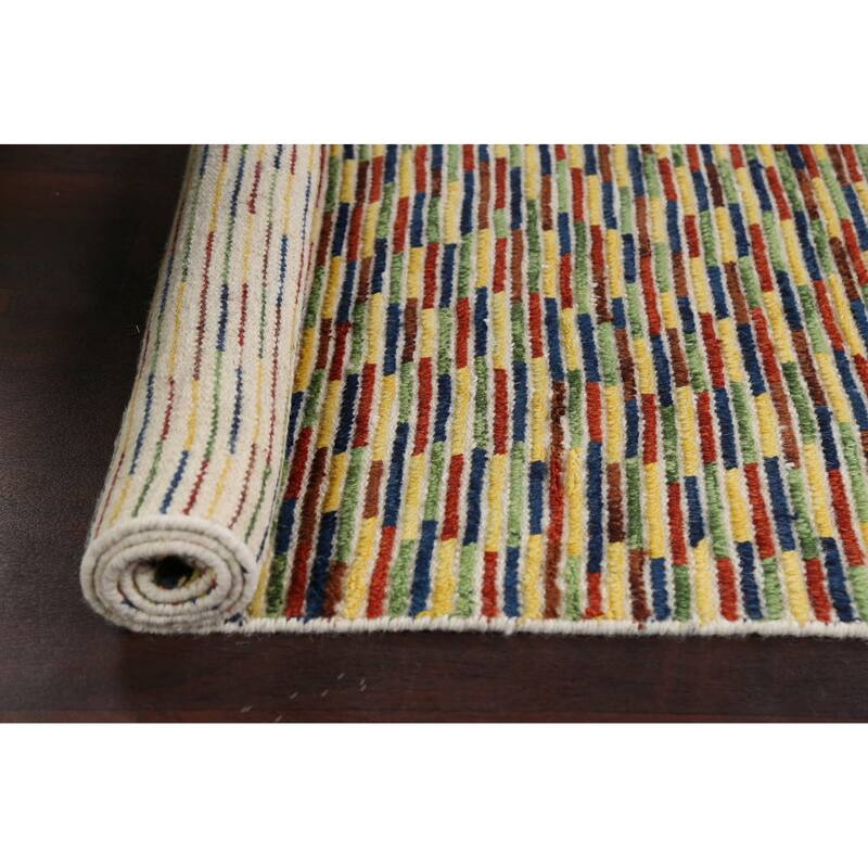 Modern Moroccan Oriental Home Decor Area Rug Handmade Wool Carpet - 5'4" x 7'7"