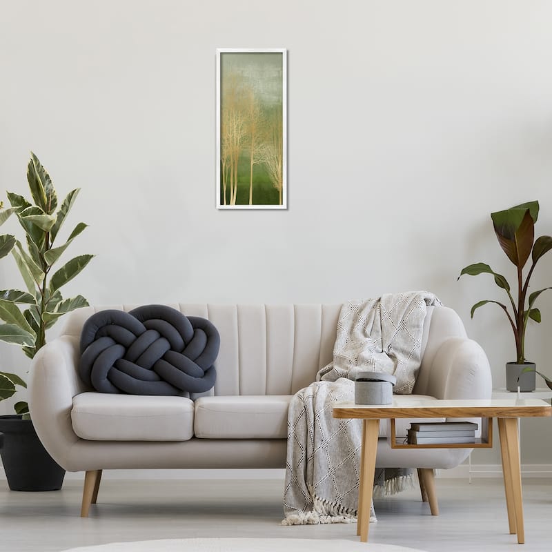 Stupell Minimal Gold Branches Framed Giclee Art Design By Kate Bennett