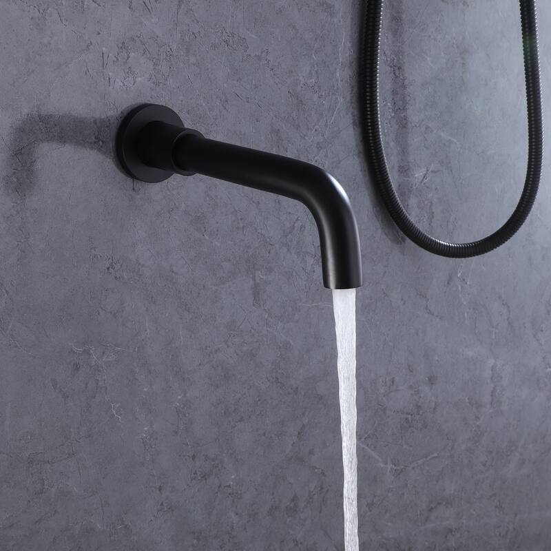 Pressure Balanced Wall Mounted Complete Shower System with Rough-in Valve