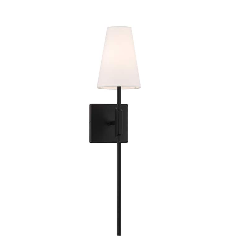 Wall Sconce in Matte Black