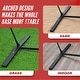 preview thumbnail 4 of 8, Patiassy Freestanding Volleyball and Badminton Combo Set with Net
