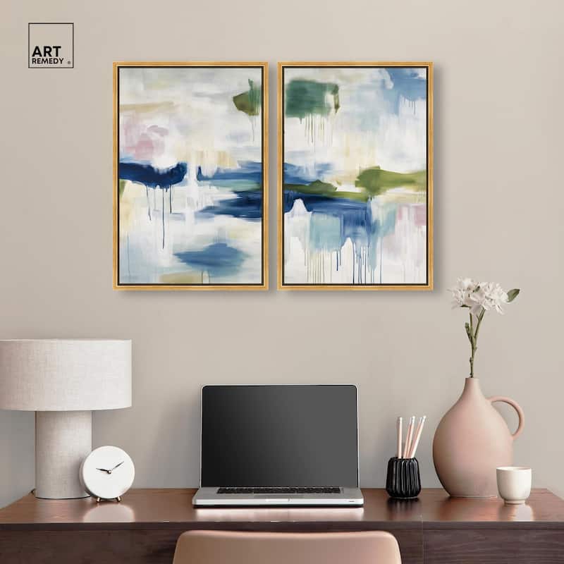 Kairos I Canvas Set of 2 by Art Remedy