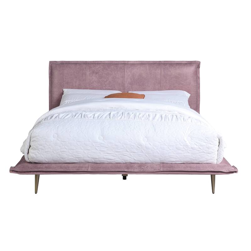 Givens Platform Bed with Metal Leg