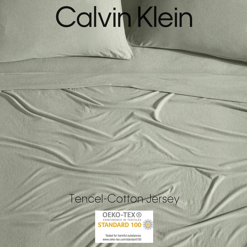 Calvin Klein Modern Cotton Melange Jersey Sheet Set
