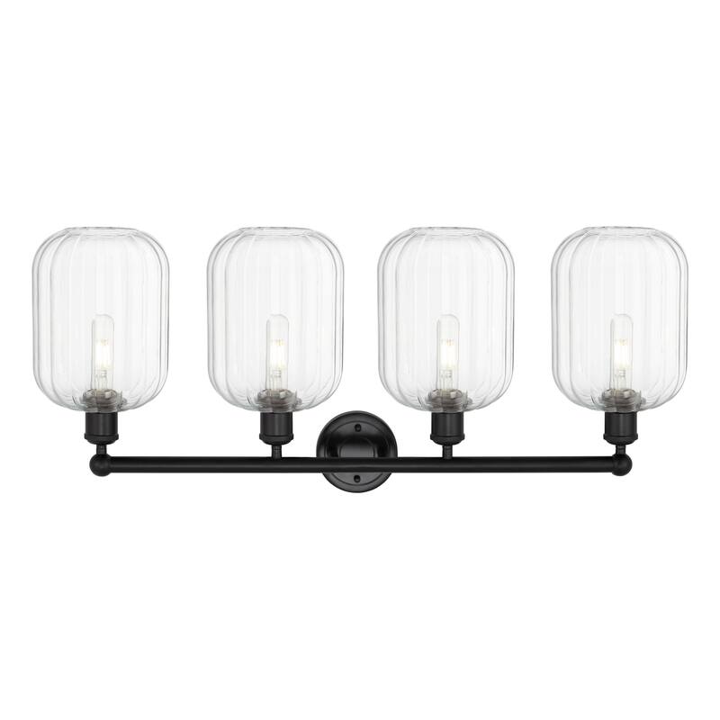 Innovations Lighting Endless Possibilities Edison - Preston - 4 Light 34" Jar Shade Bath Vanity Light