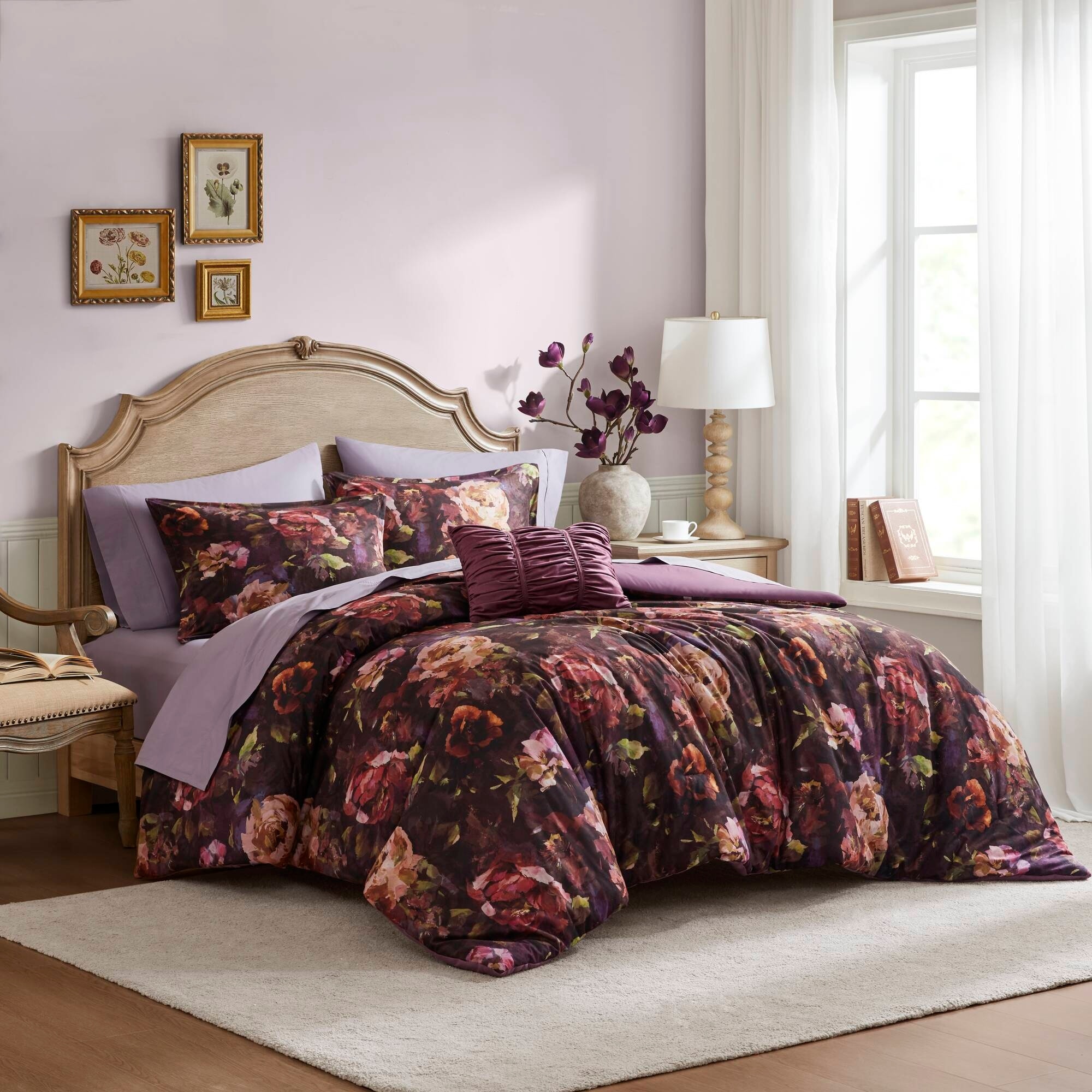 Madison Park Seraphina 4 Piece Velvet Comforter Set