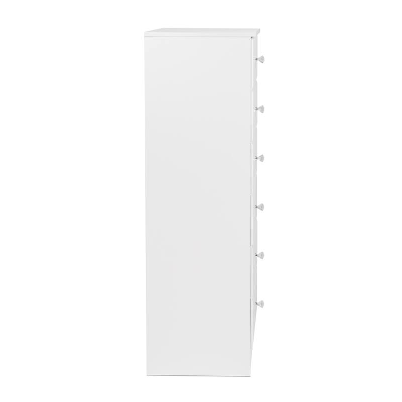 Prepac Astrid 6 Drawer Dresser for Bedroom, Tall Chest of Drawers, Bedroom Furniture, Clothes Storage and Organizer