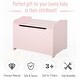 preview thumbnail 13 of 19, Qaba Kids Wooden Toy Storage Box Organizer Chest with Magnetic Hinge, Large Chest Space, & Groove Handle