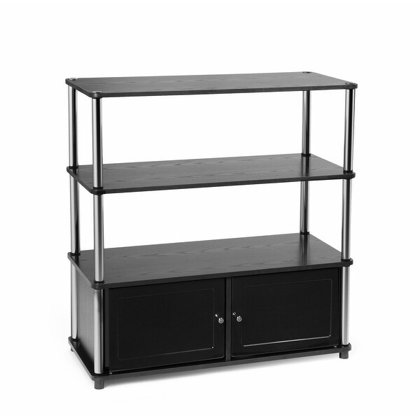 Porch & Den Bourguignon TV Stand with Cabinets. Opens flyout.