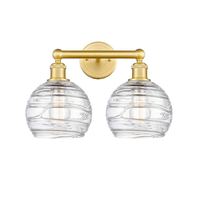 Innovations Lighting Athens Deco Swirl - 2 Light 17" Bath Vanity Light