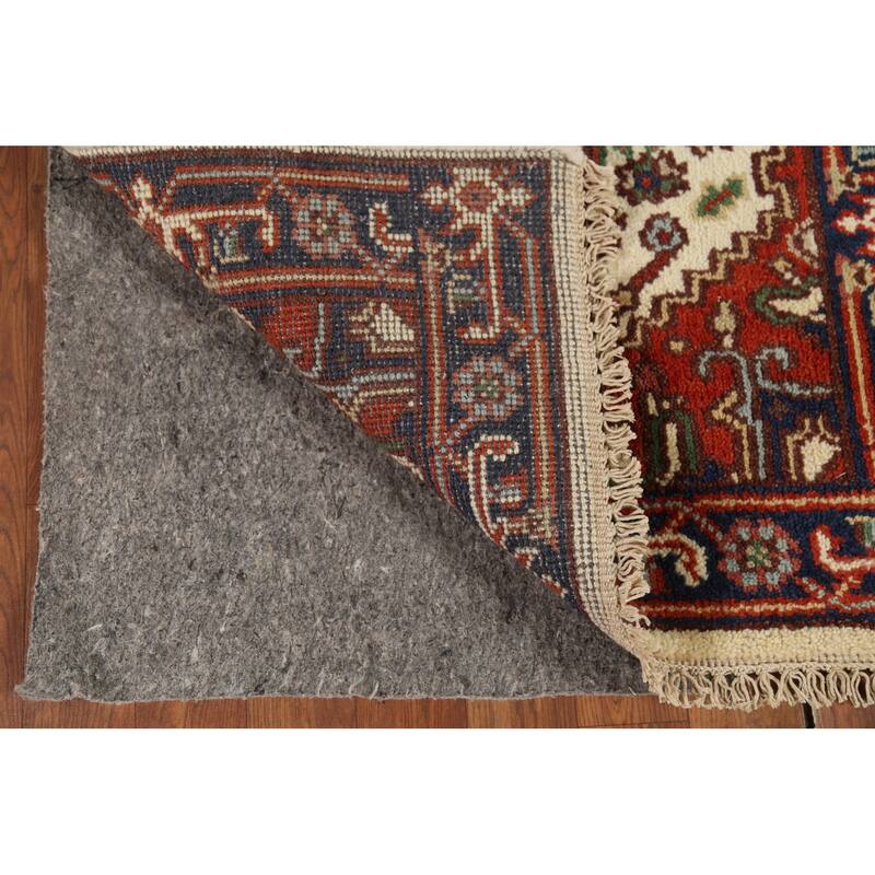 Heriz Serapi Oriental Runner Rug Hand-Knotted Wool Carpet - 2'7"x 7'10"