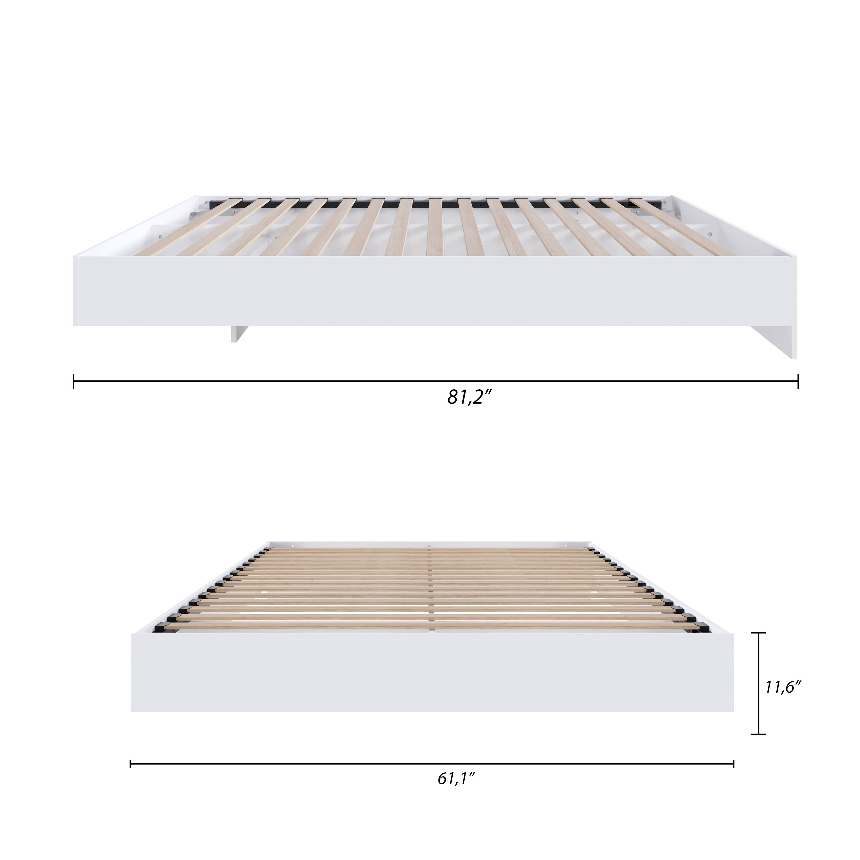 Nexera Platform Bed Frame , White On Sale Bed Bath & Beyond 22545848
