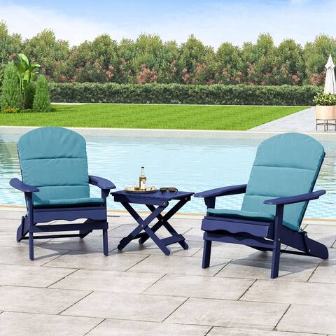 Malibu Outdoor 2 Seater Acacia Wood Chat Set with Water Resistant Cushions by Christopher Knight Home