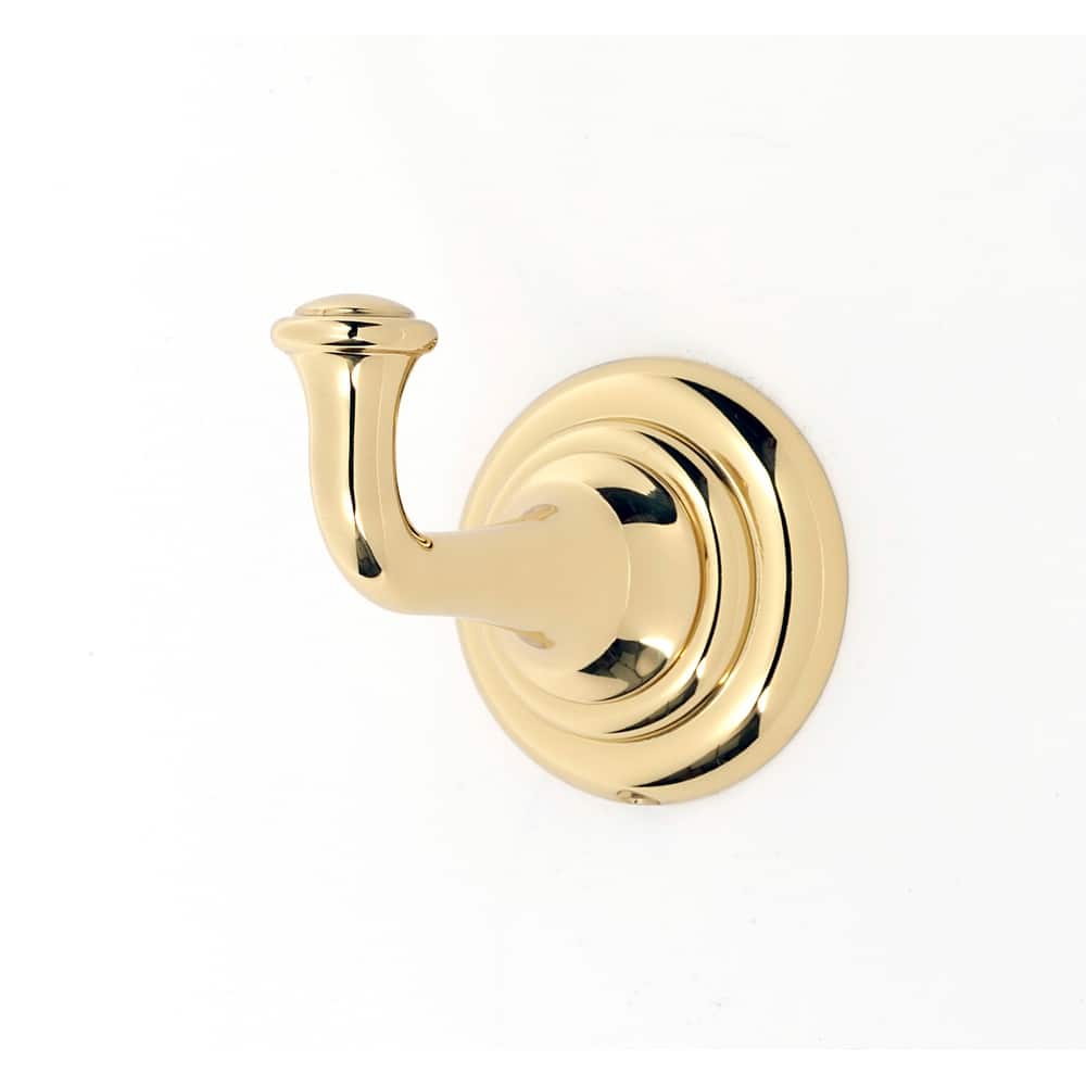 Alno Charlies Solid Brass Single Robe Towel Bath Hook