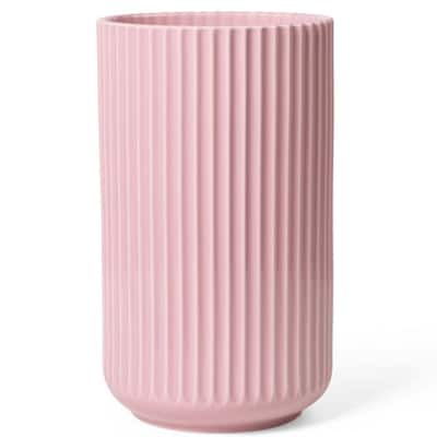 Lyngby Porcelæn Vase, Rose - H: 9.8"