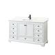 Option White / Giotto Quartz Top / Matte Black Hardware