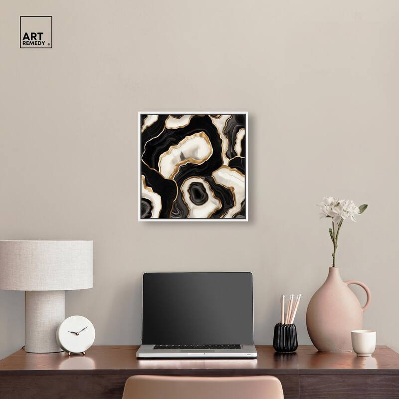Coal Core Canvas by Art Remedy