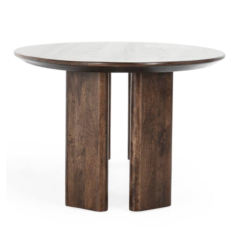 Classic Home Norwood 78" Mango Wood Dining Table in Brown