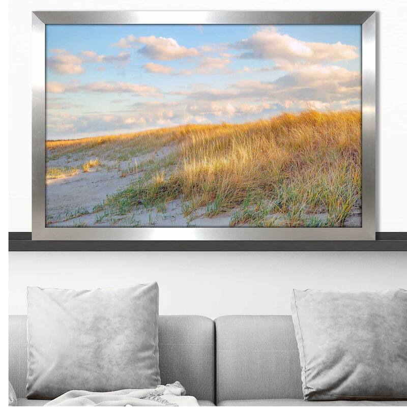 "Grassy Dunes Panorama" by Brooke T. Ryan Print on Acrylic