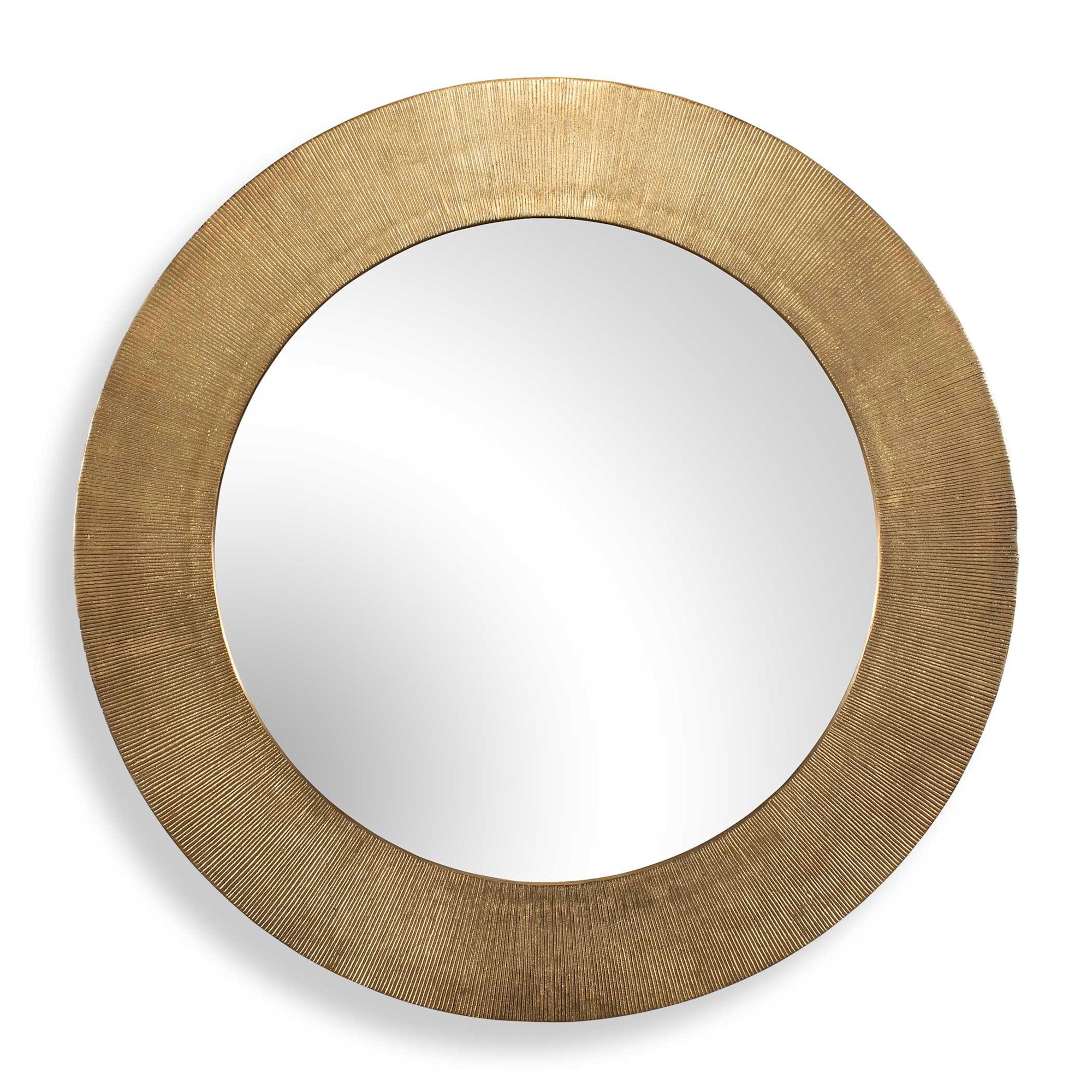 Uttermost 08276 Tano 41" Diameter Circular Flat Aluminum Framed Accent