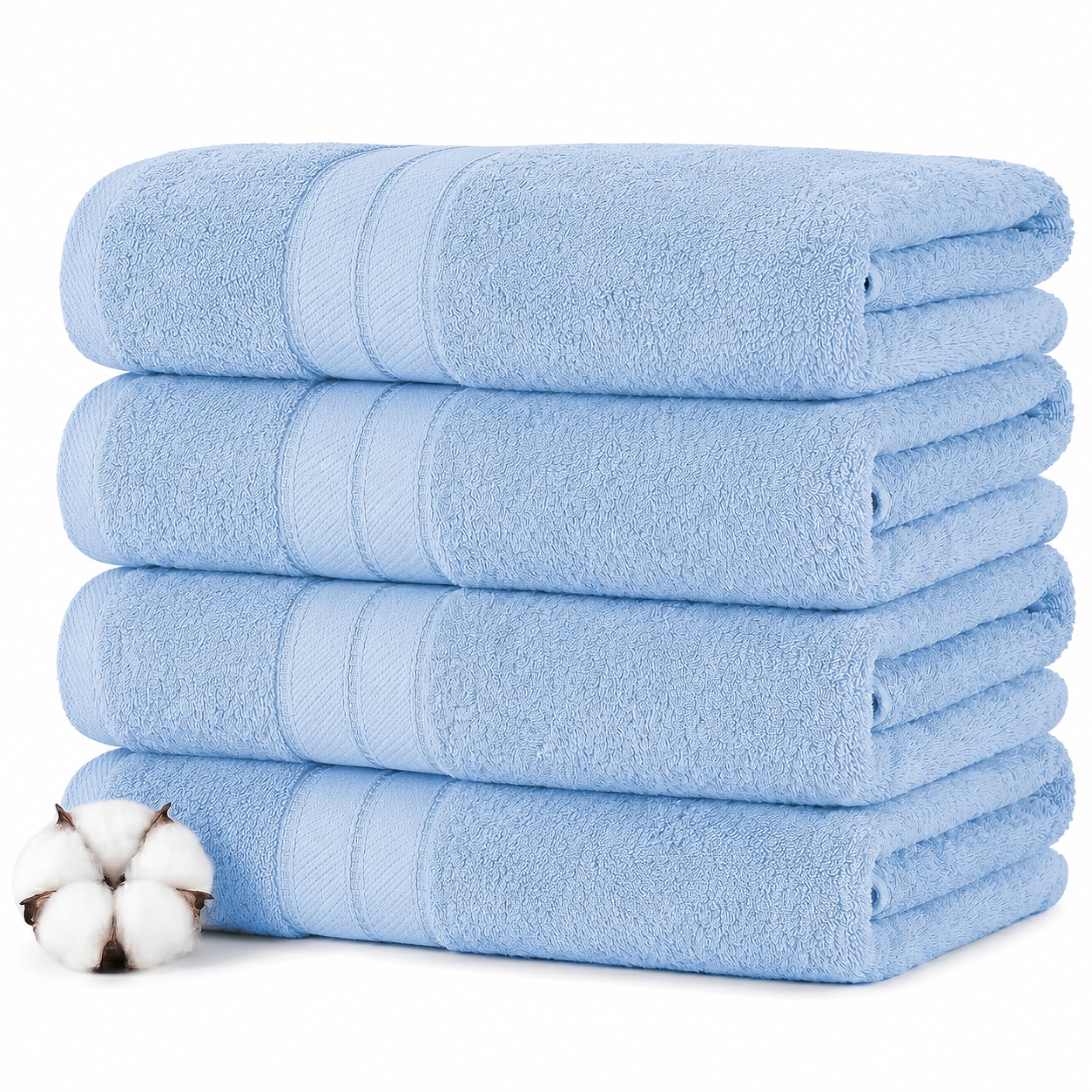Modern Threads 4 Pack SpunLoft™ Bath Sheet - 35x66