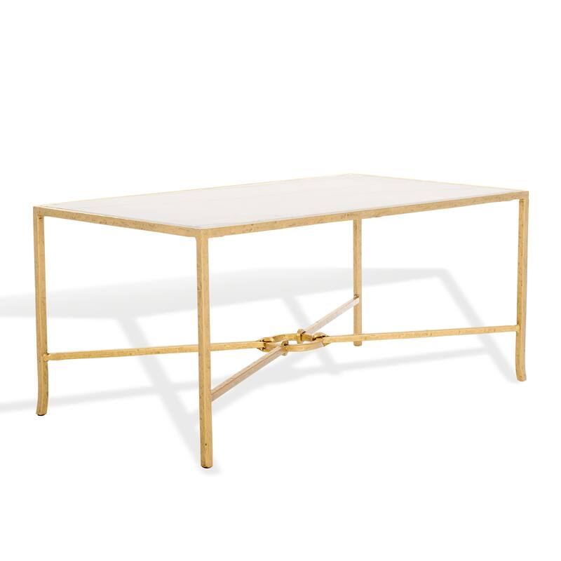 SAFAVIEH Couture Tauri Forged Metal Rectangle Coffee Table - 41"W x 23"D x 18"H