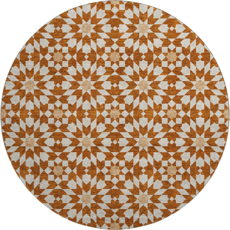 Premium Washable Super Soft Modern Mosaic Mayfield Rug