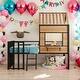preview thumbnail 1 of 25, Modern Twin Size Metal Loft Bed With Roof,Window,Guardrail And Ladder for Bedroom Black