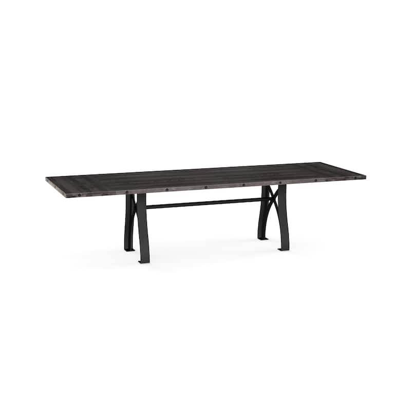 Amisco Sierra Extendable Table and Symmetry Chairs Dining Set