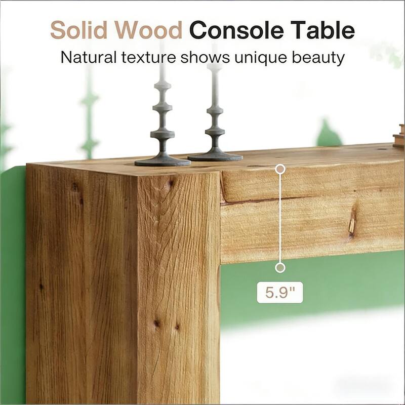 Wood Side Table,Minimalist Design Hallway Table,Console table