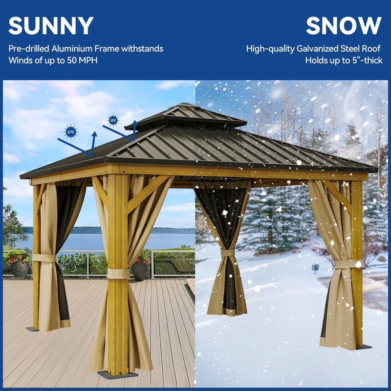 Outdoor Metal Canopy Gazebo