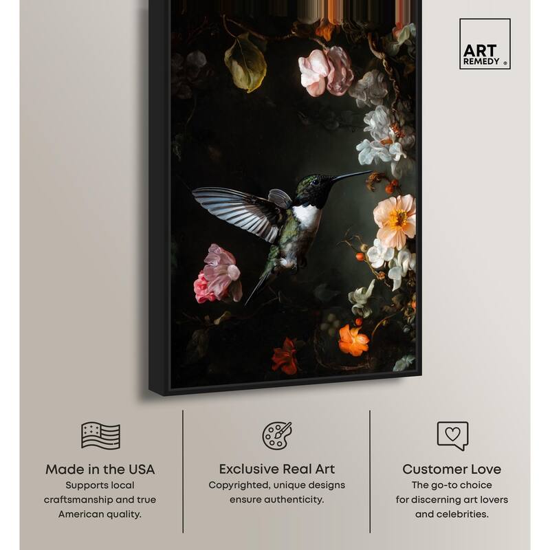Nectar Thief II Canvas by Art Remedy