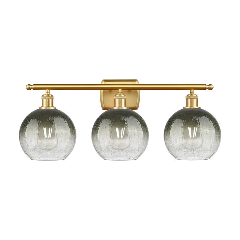 Innovations Lighting Endless Possibilities Ballston - Brookhaven Globe - 3 Light 28" Bath Vanity Light