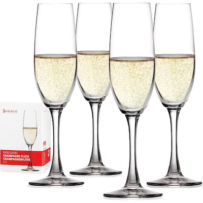 Spiegelau Set of 4 Winelovers Champagne Flutes - 6.7 oz.