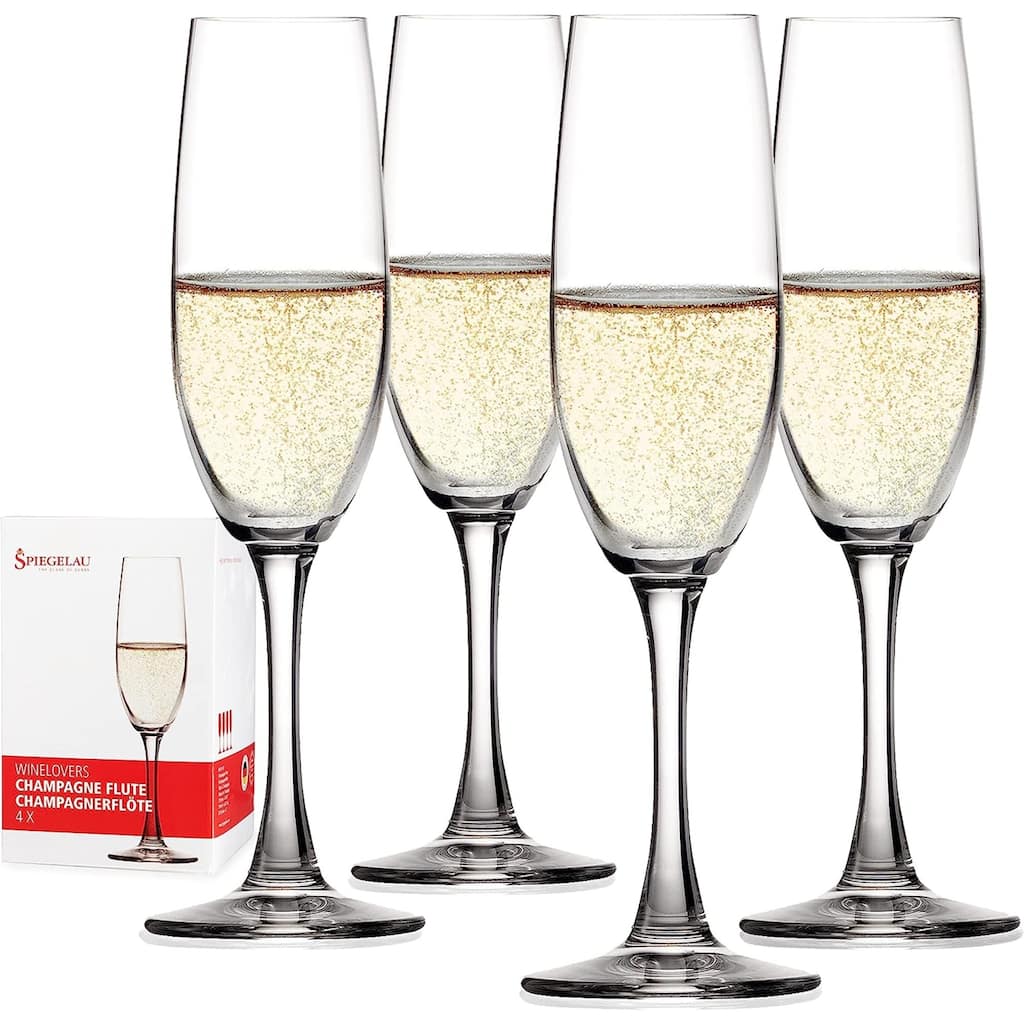 Spiegelau Set of 4 Winelovers Champagne Flutes - 6.7 oz.