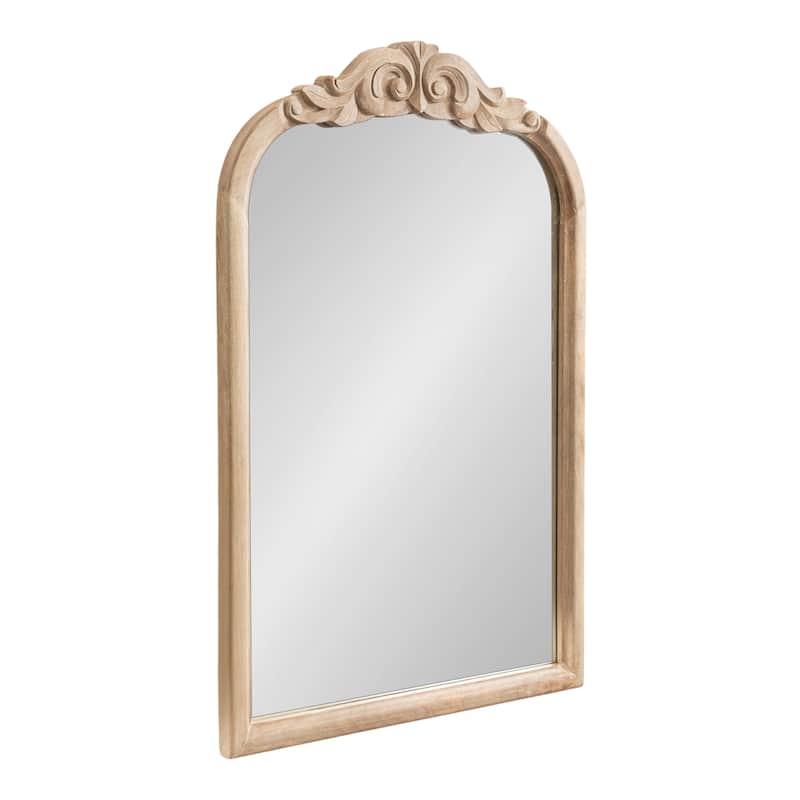 Kate and Laurel Arendahl Wood Arch Mirror - 24x36 - Natural