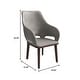 preview thumbnail 69 of 67, LeisureMod Vivara Leather Upholstered Dining Chair with Padded Seat - Mid-Century Arm Chair for Home Office Bar & Kitchen