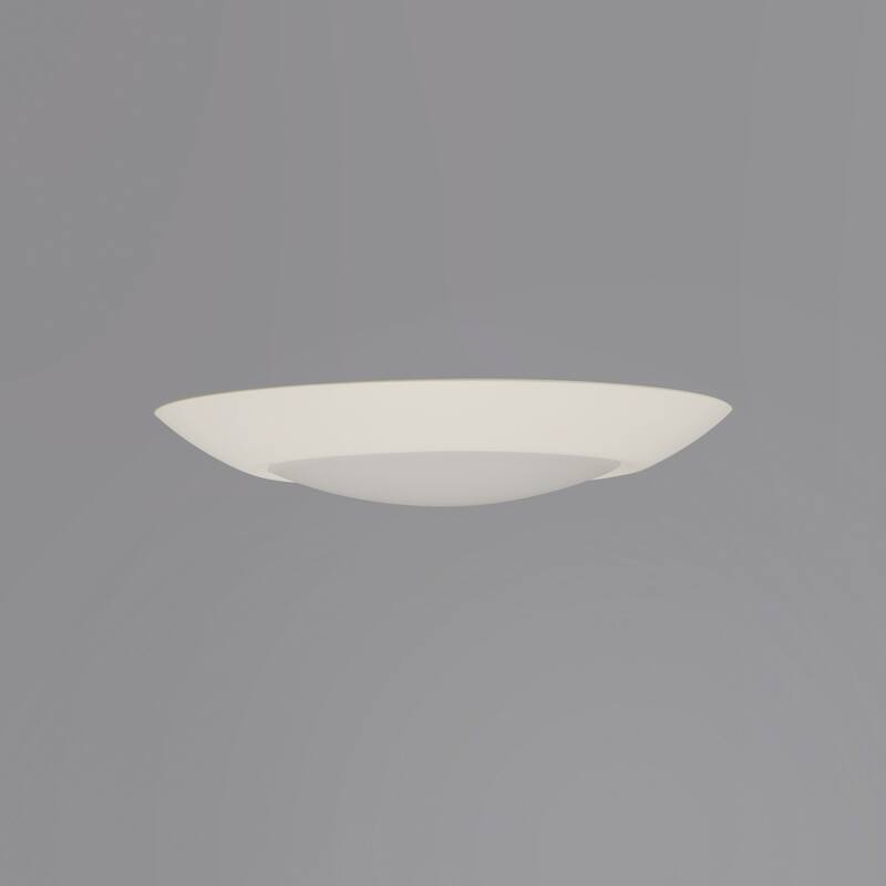 Maxim 57633WT Diverse 6" Wide LED Flush Mount Bowl Ceiling Fixture