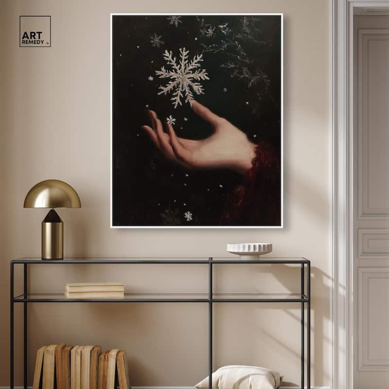Holding Winter Canvas by Art Remedy