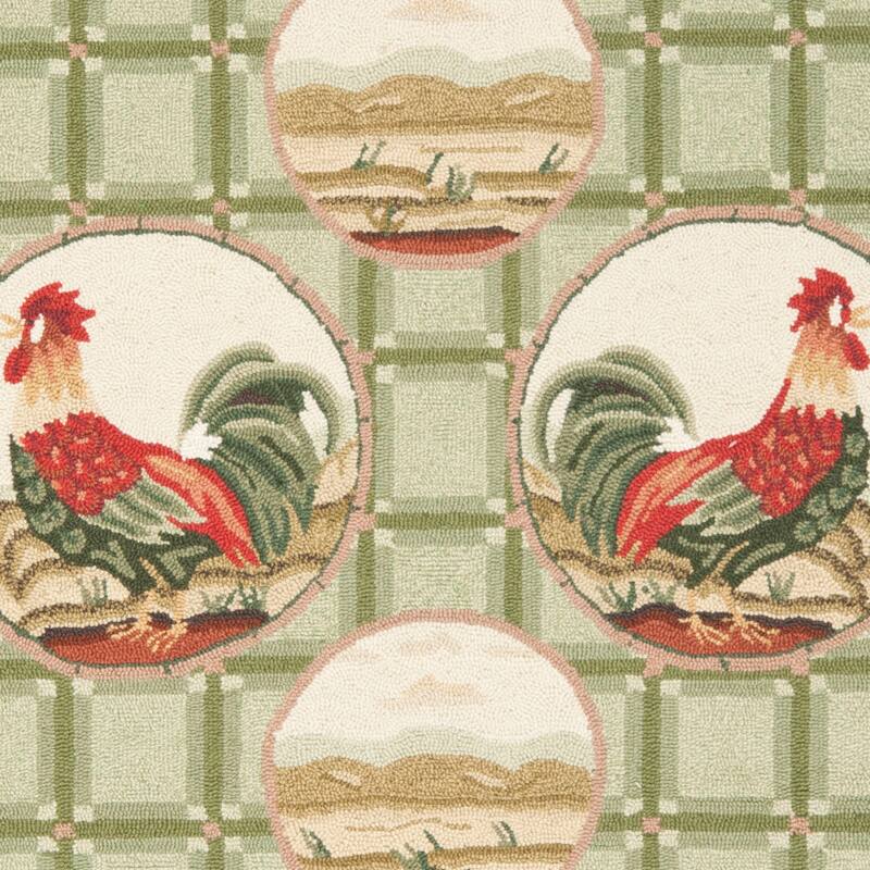 SAFAVIEH Handmade Chelsea Tatyana French Country Wool Rug