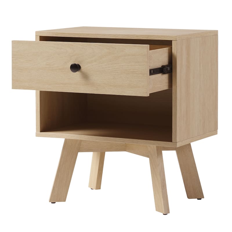 Middlebrook Designs Mid-Century Solid Wood Nightstand