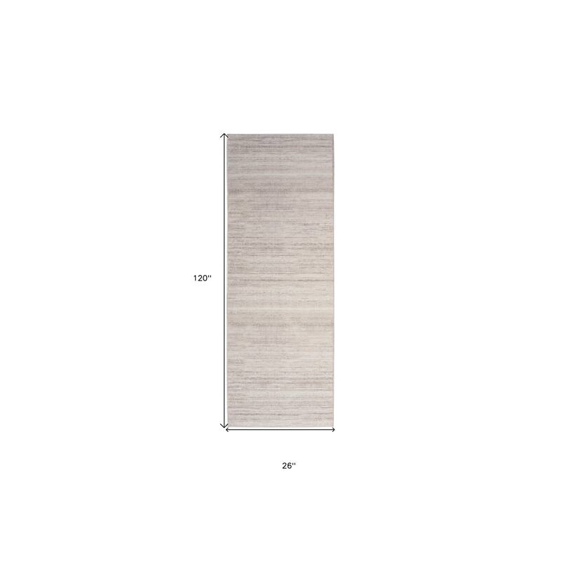 Gilo Power Loomed Abstract Modern Low Pile Area Rug By HomeRoots - 120' X '26' X '0.25