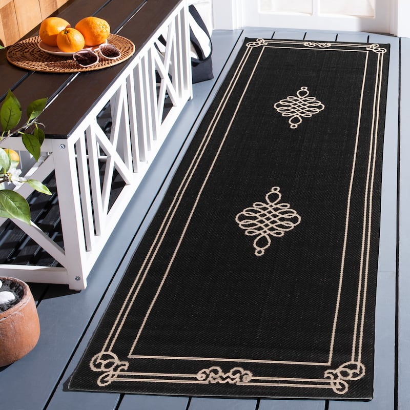 SAFAVIEH Courtyard Vasudha Indoor/ Outdoor Waterproof Patio Backyard Rug